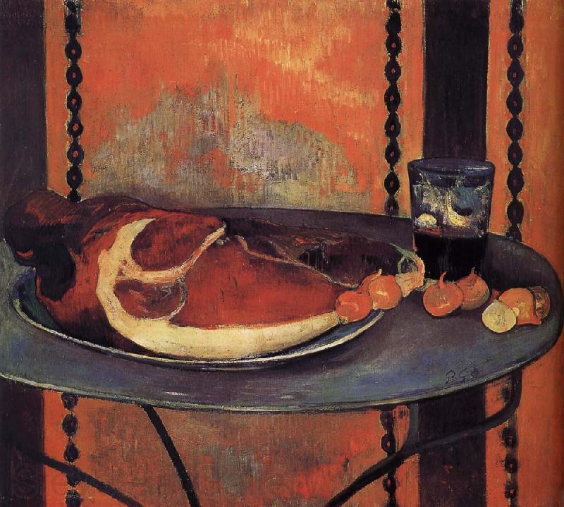 Paul Gauguin There is still life ham Spain oil painting art